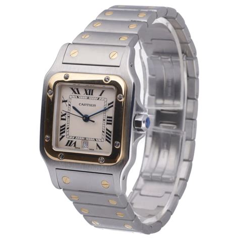 cartier santos watch second hand|cartier santos pre owned.